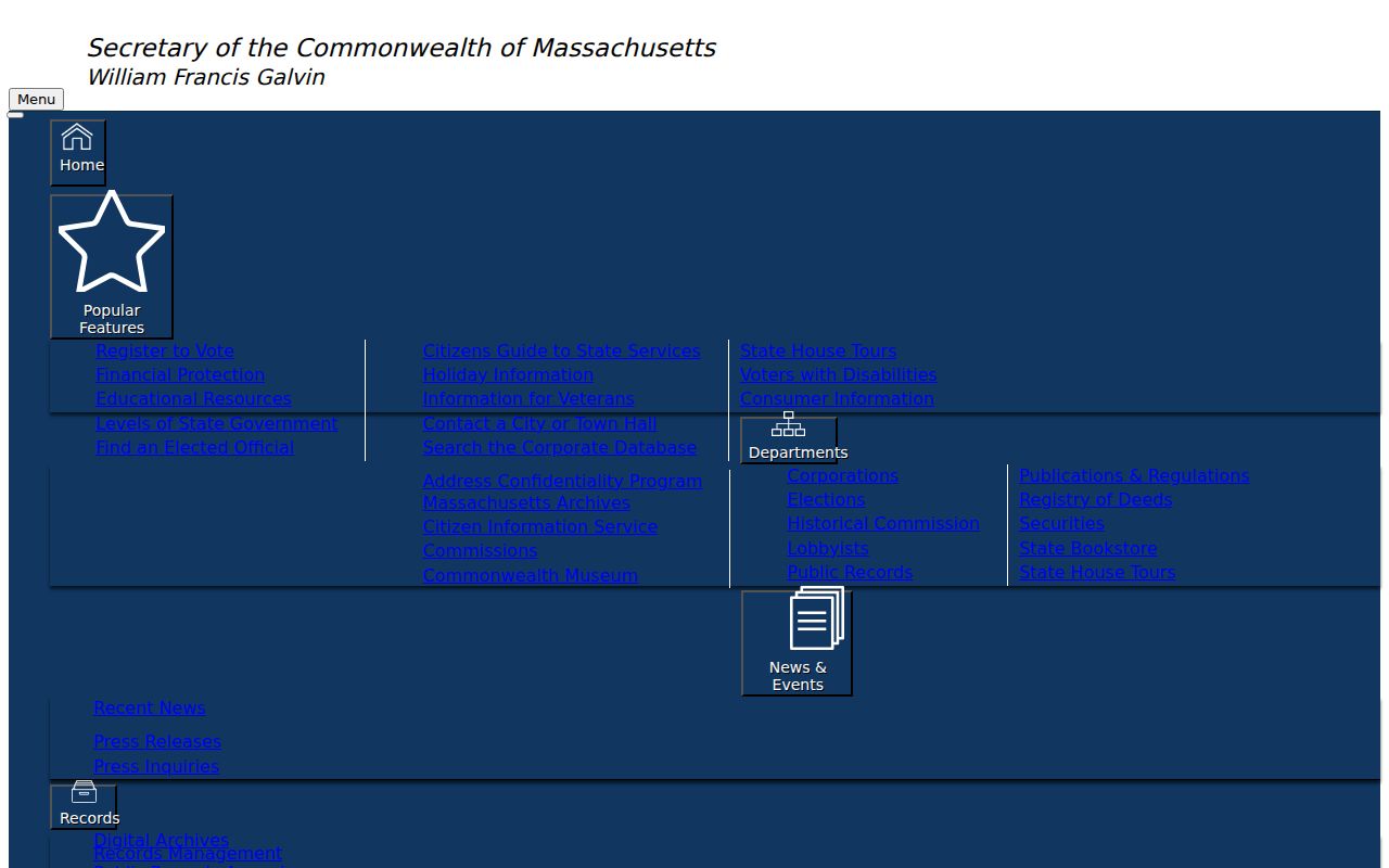 Woburn residents directory Massachusetts Corporations Division search